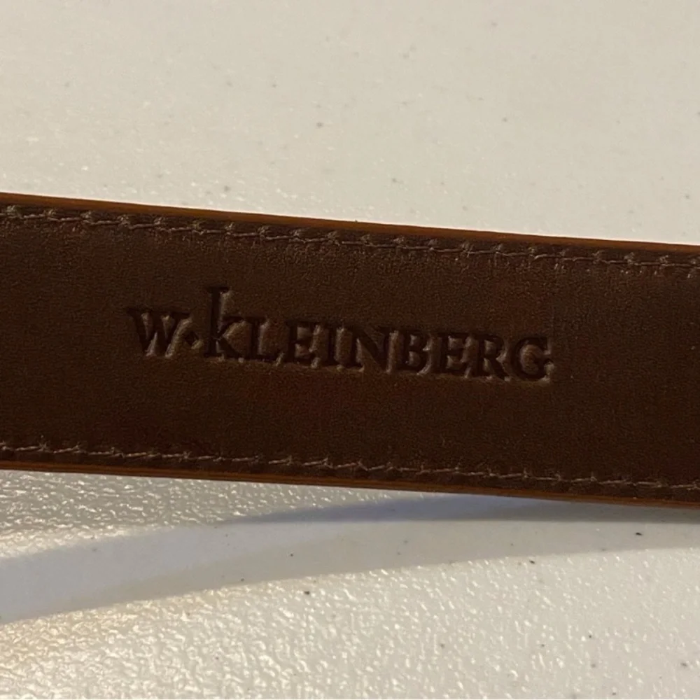 W. KLEINBERG Glazed Alligator Belt